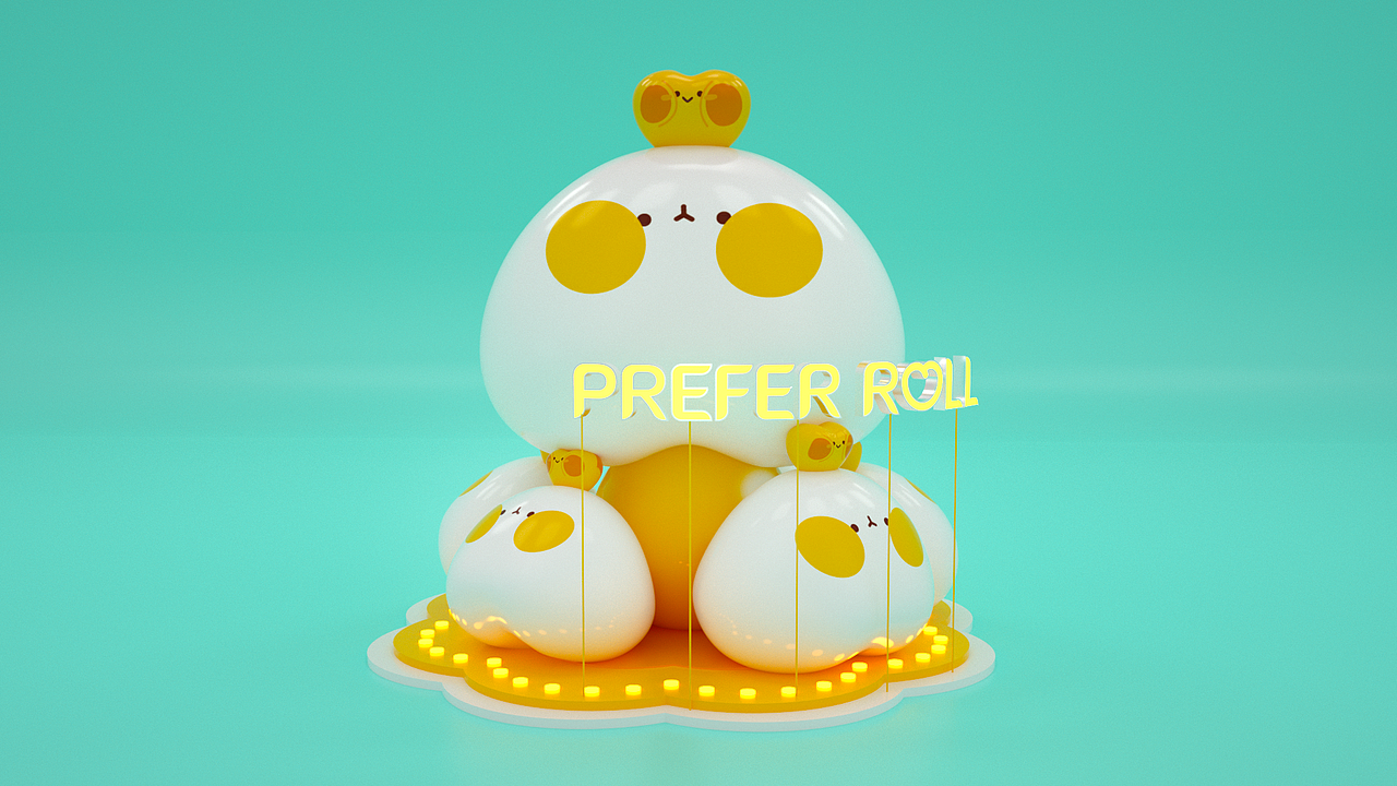 团团夏日变装之"摊玩一夏"