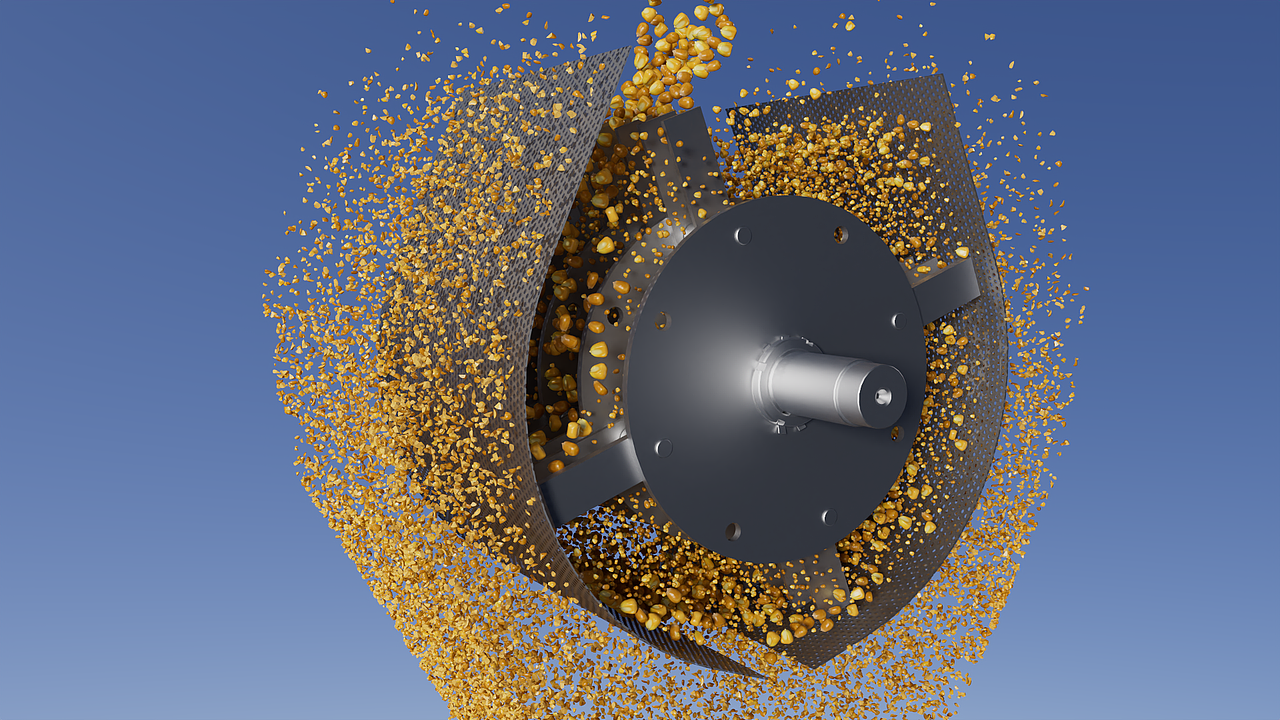 饲料生产线动画