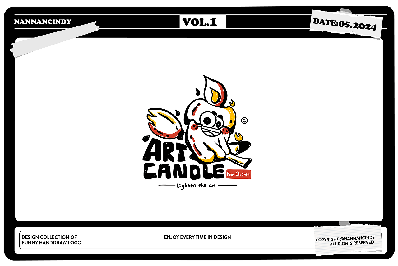 Logo Design｜潮流手绘篇Vol.01（图ZMzY4NTU5NDQ0） - Logo - 站酷设计师Nncindy原创素材 - 站酷ZCOOL