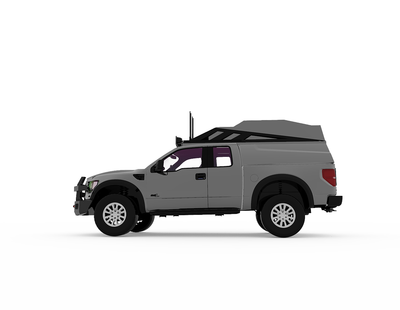 消防无人机载具设计——皮卡车