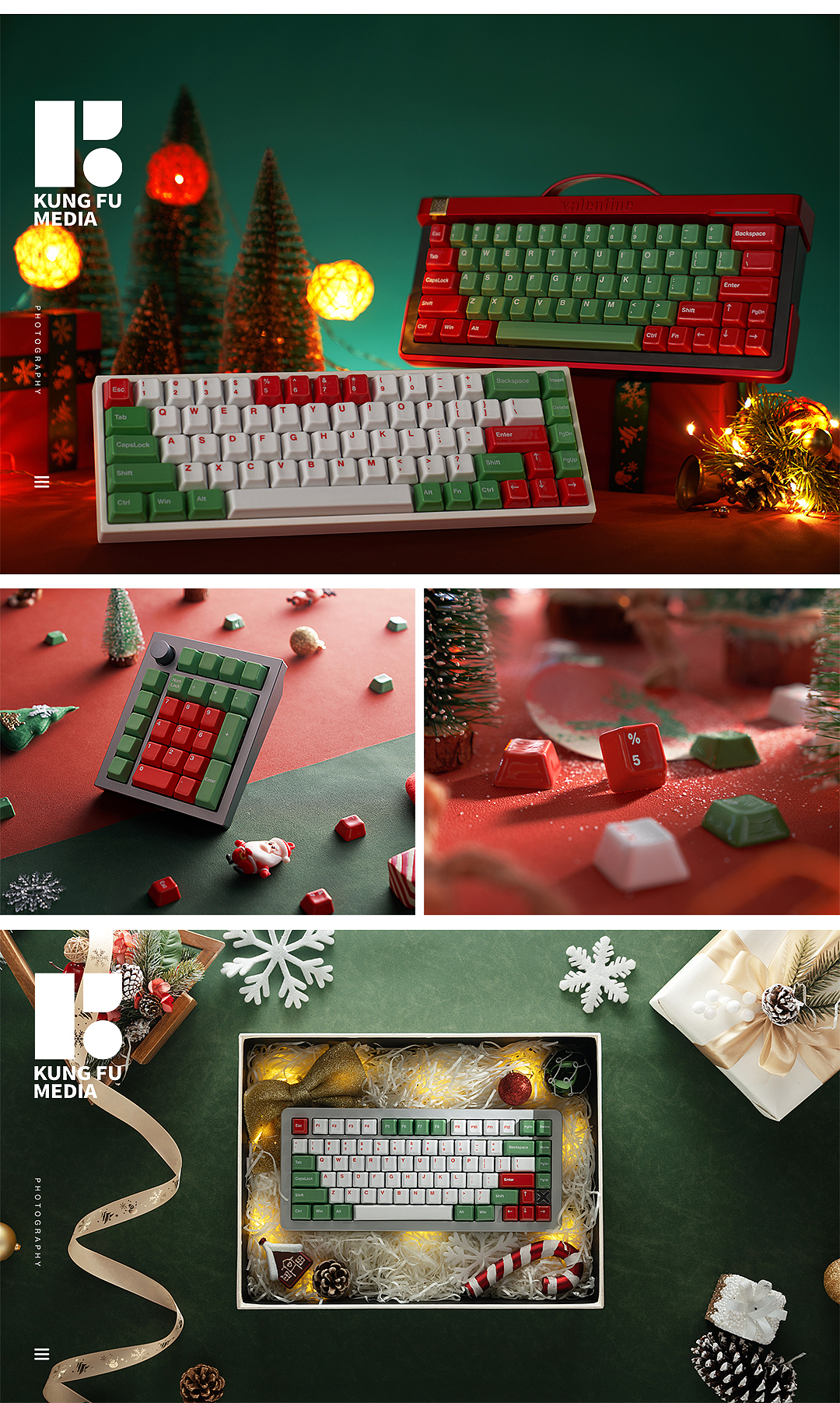 山海陶瓷键帽圣诞平面拍摄（图ZMzYxMDM5MTAw） - 产品摄影 - 站酷设计师KUNGFU功夫原创素材 - 站酷ZCOOL