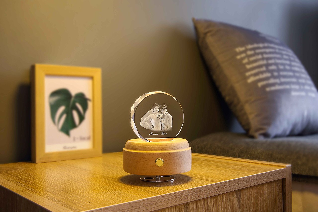 水晶拍摄/礼品/床头小夜灯拍摄