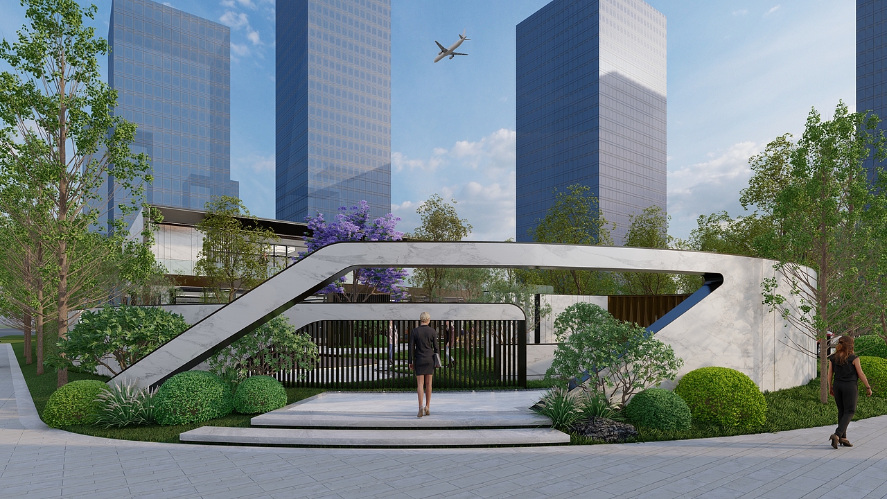 展示区景观设计（图ZMzMxOTk2ODM2） - 景观设计 - 站酷设计师噜嚕噜噜鲁鲁修原创素材 - 站酷ZCOOL