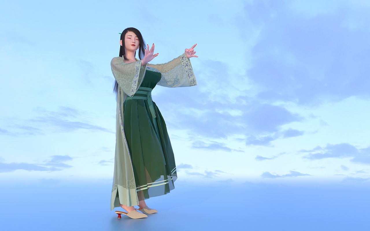 想要欣赏妾身的舞姿吗？（图ZMzI3MjIzMTcy） - 人物/生物 - 站酷设计师奥拓ABKLS原创素材 - 站酷ZCOOL