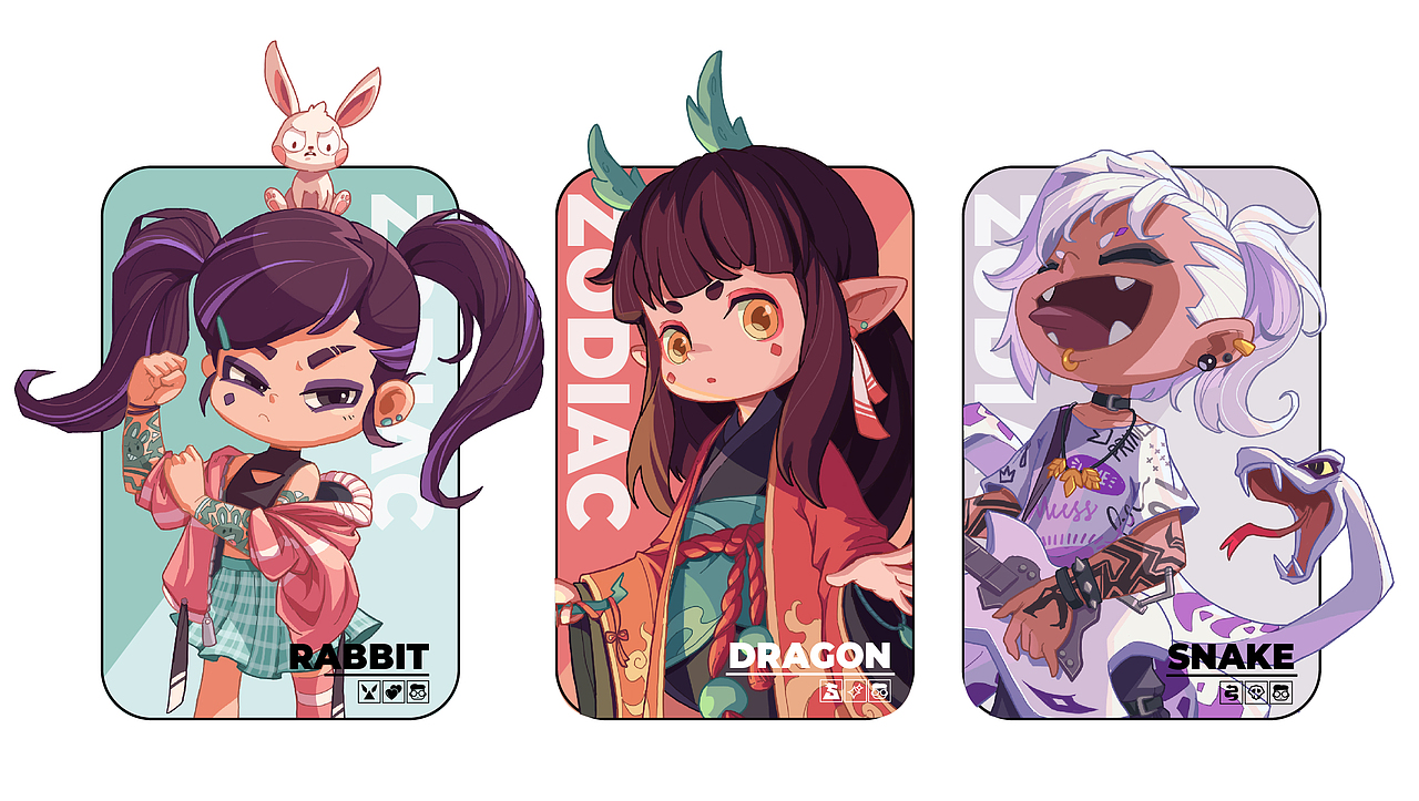 十二生肖卡通角色设计合集（图ZMzA1ODc4Mjg0） - 创作习作 - 站酷设计师Rupert0328原创素材 - 站酷ZCOOL