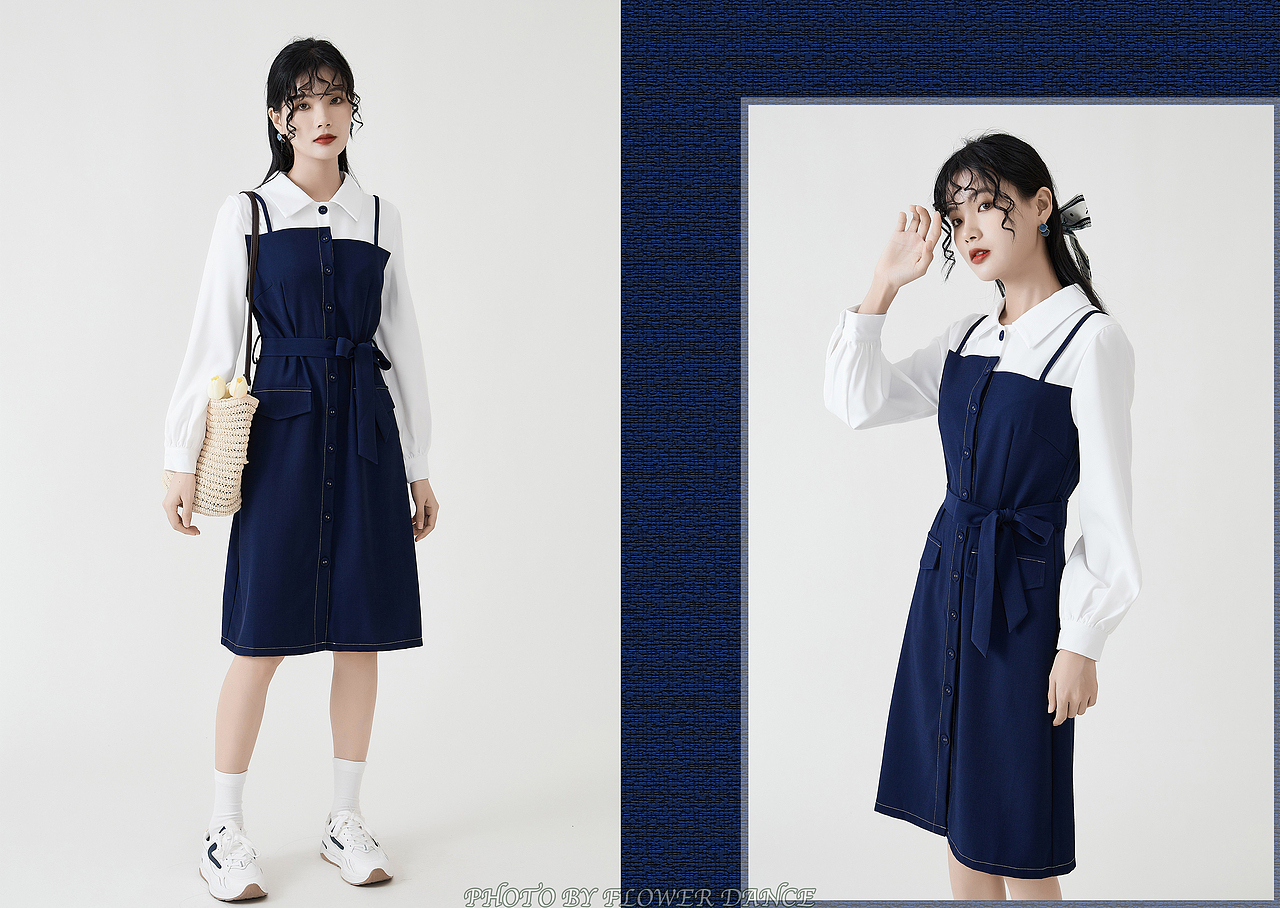 电商摄影 | 法式复古连衣裙LOOKBOOK拍摄