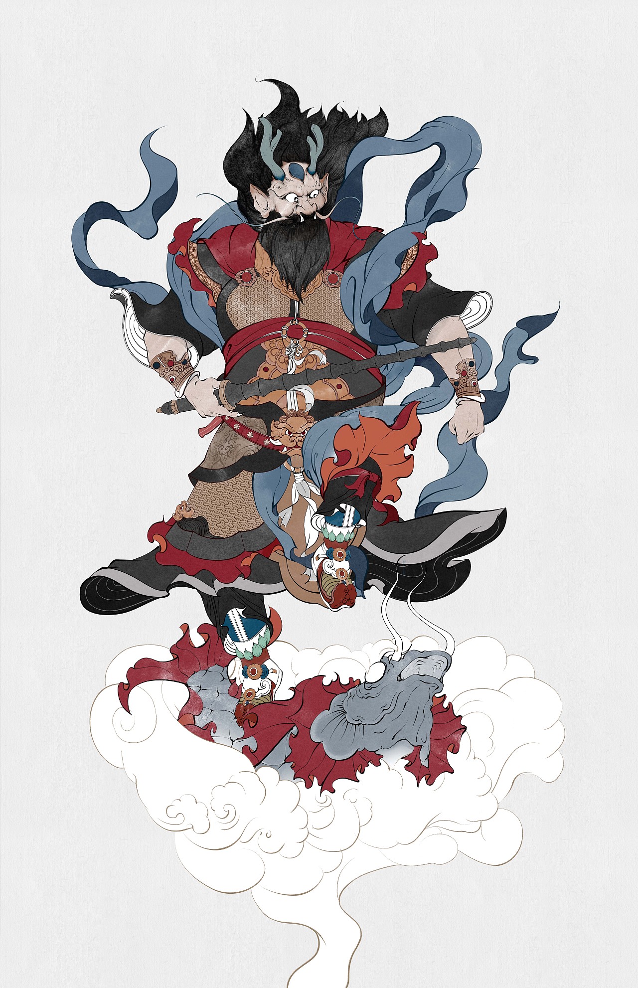 插画人物 | 龙将军