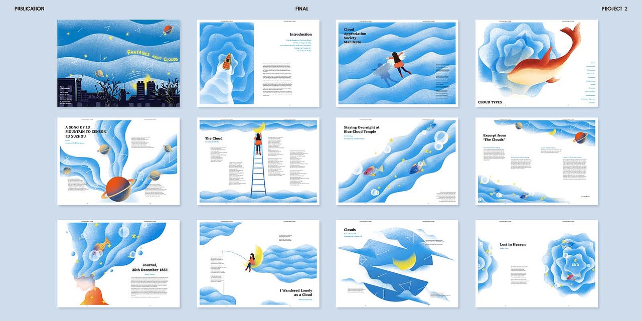 关于云的畅想（图ZMzE2MjQ2NDIw） - 书籍/画册 - 站酷设计师抒意烧仙草原创素材 - 站酷ZCOOL