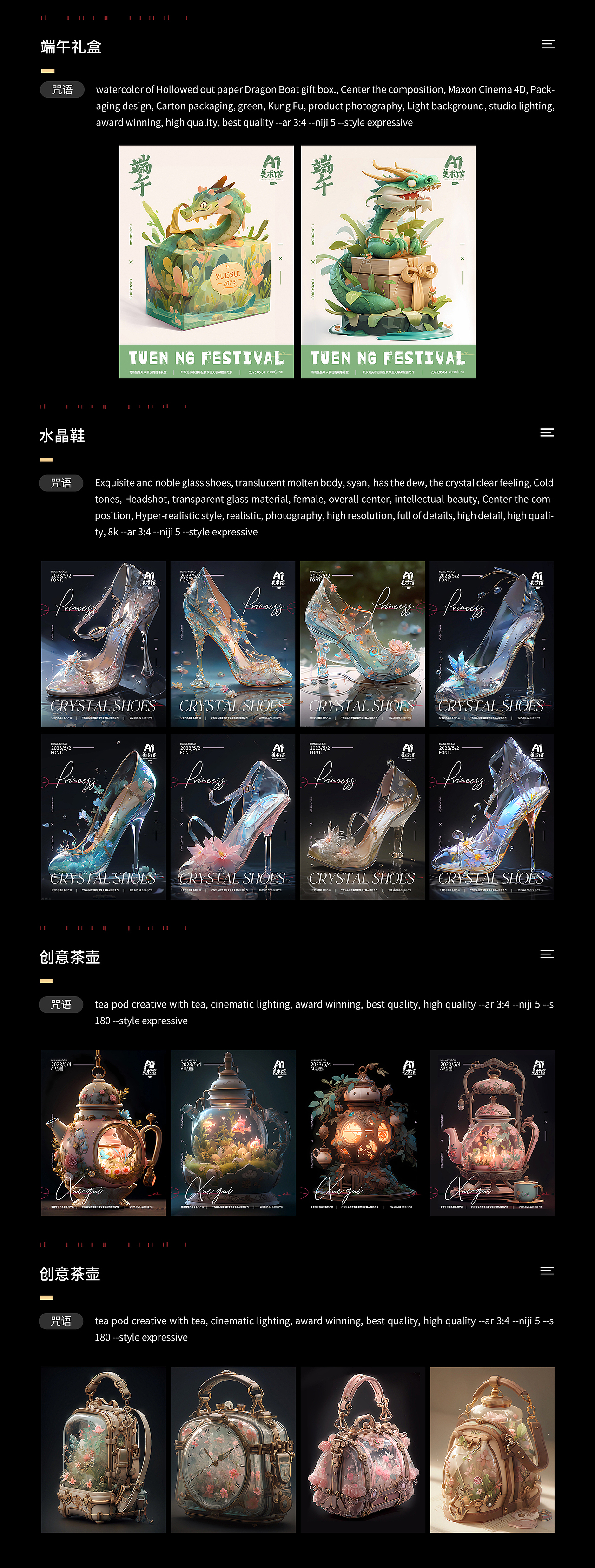 AIGC视觉作品集（图ZMzU3MTA5NDY0） - AI作品 - 站酷设计师学圭原创素材 - 站酷ZCOOL