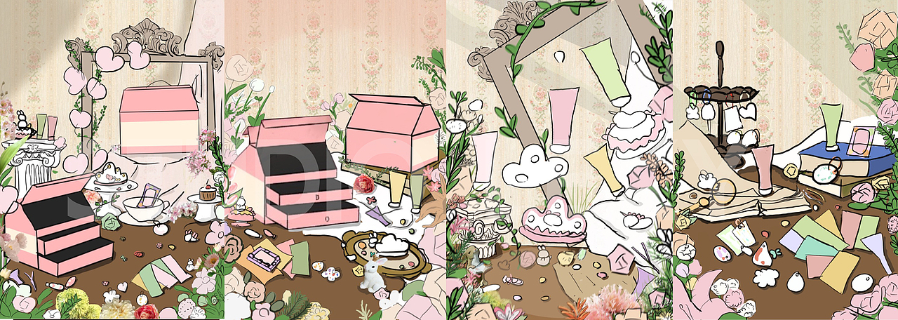 梦幻花园童趣生日礼盒配饰 | MOBEE x 乐夕影像