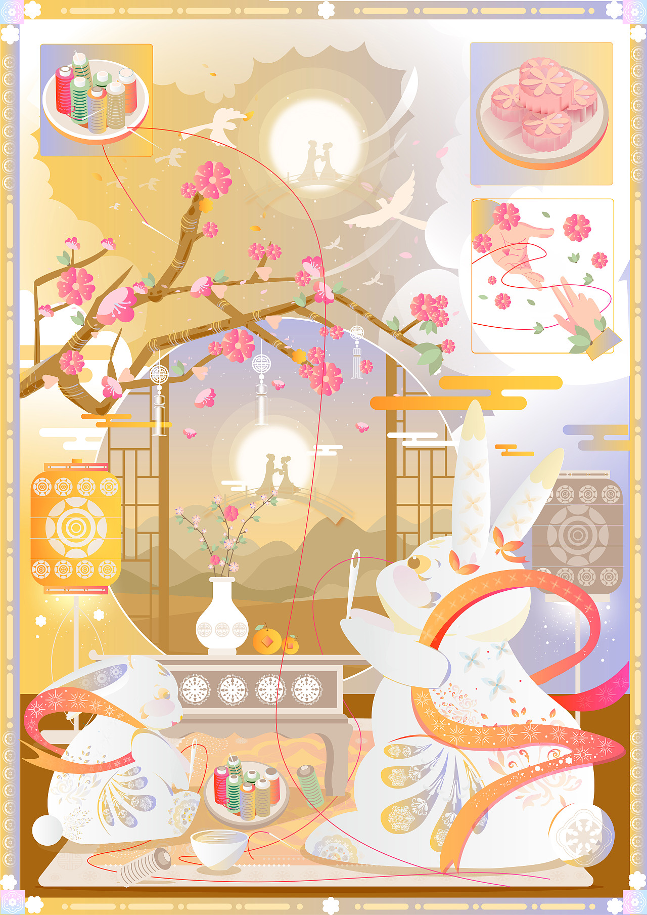 梦兔缘（图ZMzU0MDk4ODc2） - AI作品 - 站酷设计师旋律麦乐迪原创素材 - 站酷ZCOOL