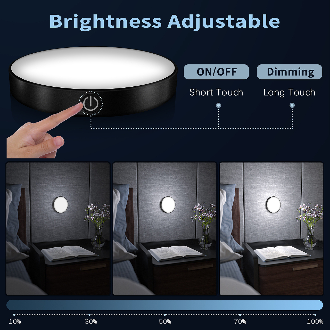 黑色小夜灯产品建模+精修