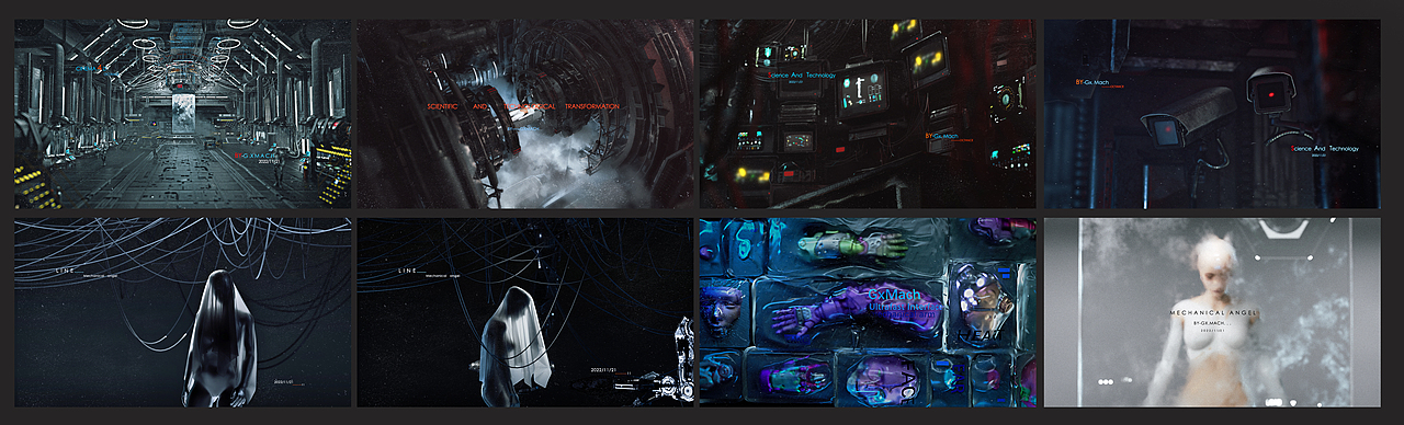 耗时7天制作C4D短片《机械天使》