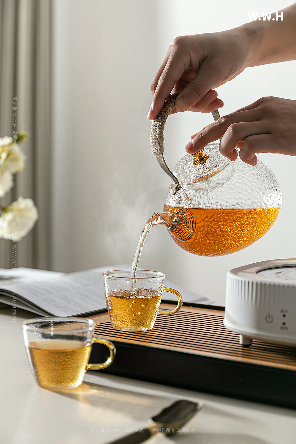 玻璃茶具| 茶盘 | 茶壶 | 茶杯 | 茶具 | 饮具（图ZMzM2NjE5MzUy） - 产品摄影 - 站酷设计师王文海原创素材 - 站酷ZCOOL