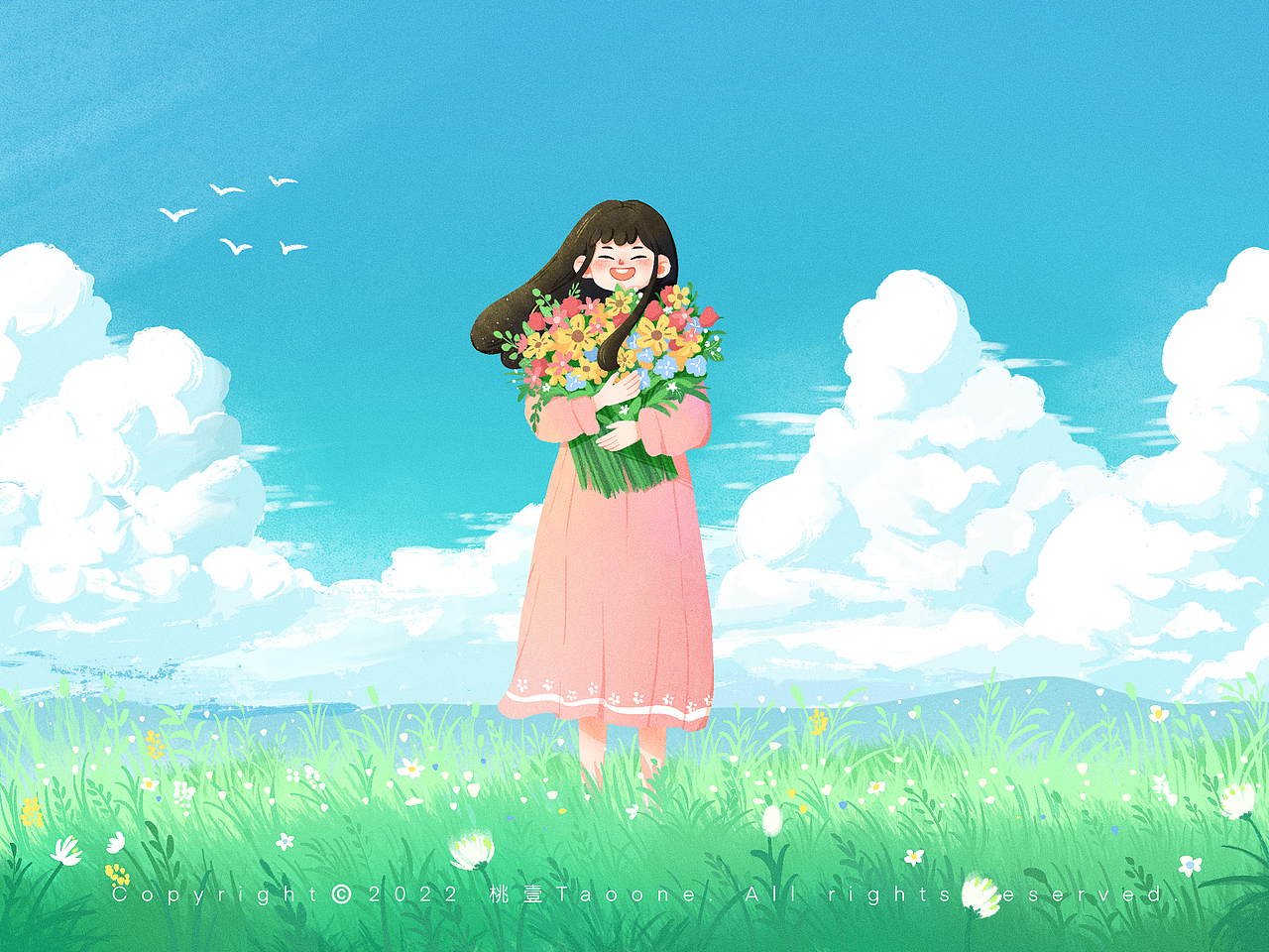 治愈系插画合集（图ZMzExMjI0MTEy） - 创作习作 - 站酷设计师桃壹TY原创素材 - 站酷ZCOOL