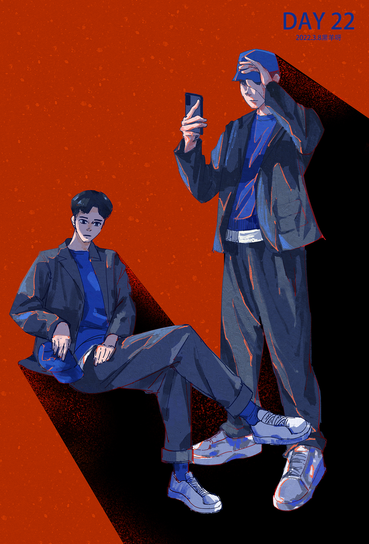 【人物隔日涂】1-25（图ZMjk5Nzg4Nzc2） - 创作习作 - 站酷设计师黑羊呀原创素材 - 站酷ZCOOL