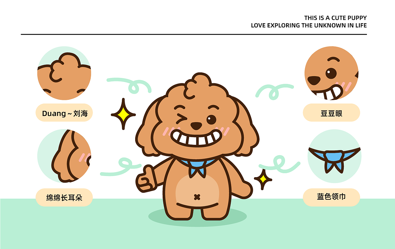 IP设计 | 六宝儿宠物狗IP设计（图ZMzYzODY1NjAw） - IP形象 - 站酷设计师景小鹅原创素材 - 站酷ZCOOL