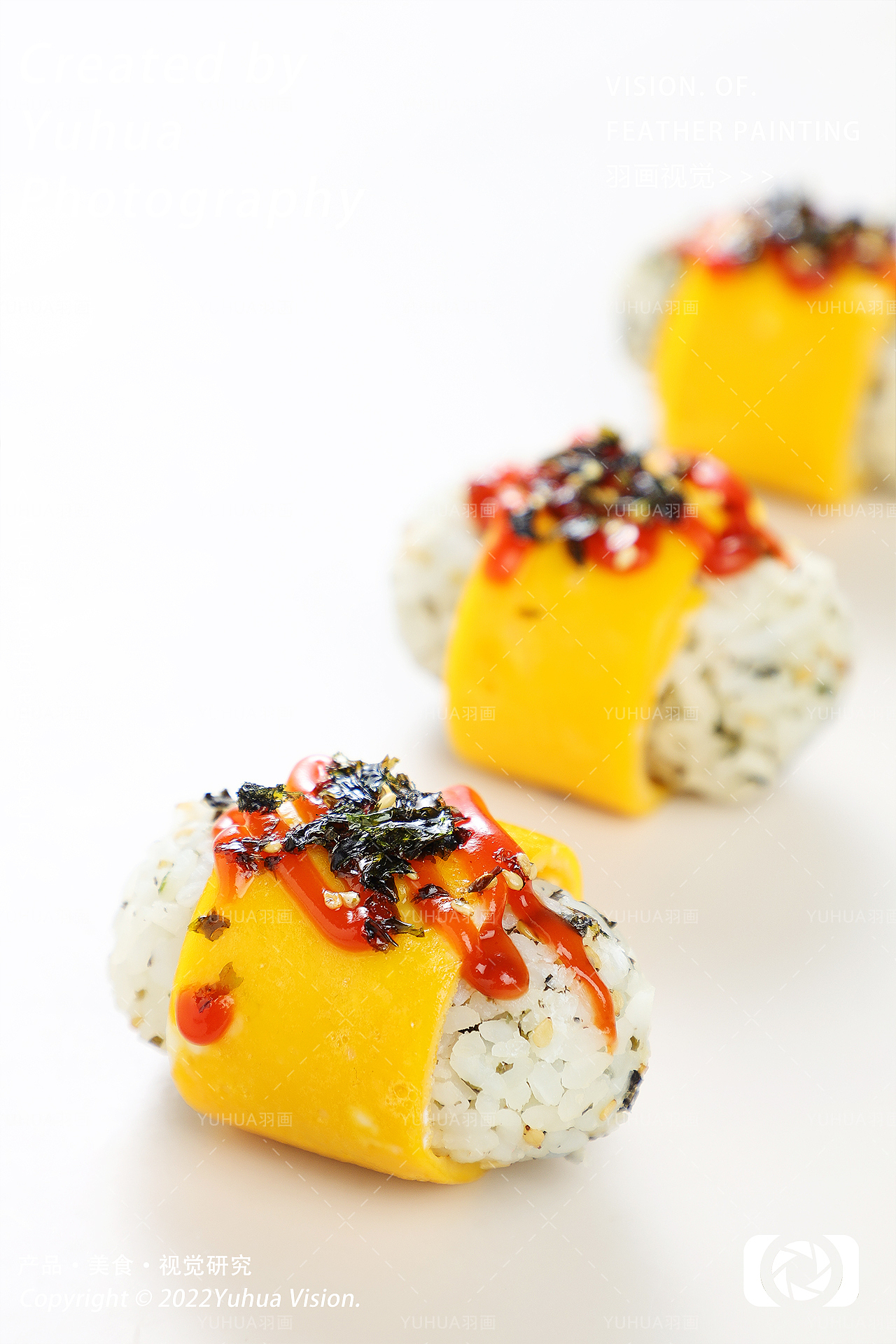 海苔碎紫菜卷寿司紫菜包饭日式料理糕点日料韩式饭团