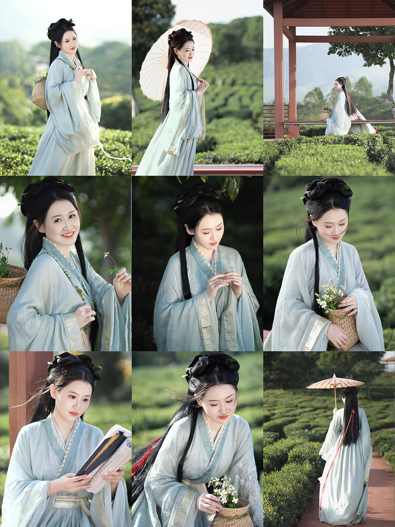 茶园拍照姿势（图ZMzM4MzQ1NDUy） - 人像摄影 - 站酷设计师阿波摄影原创素材 - 站酷ZCOOL