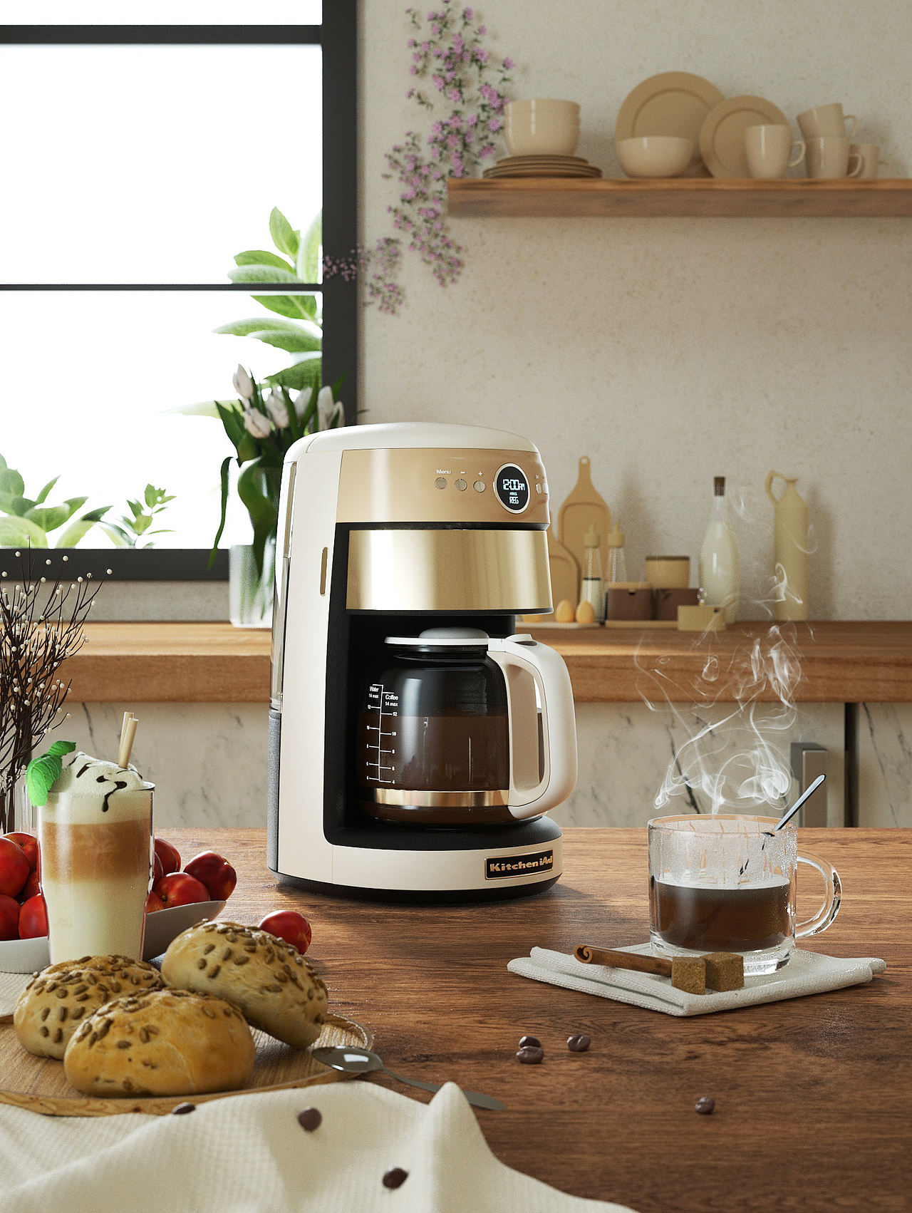 咖啡机场景渲染（图ZMzIzOTc4MzYw） - 电商 - 站酷设计师北城睡懒觉原创素材 - 站酷ZCOOL