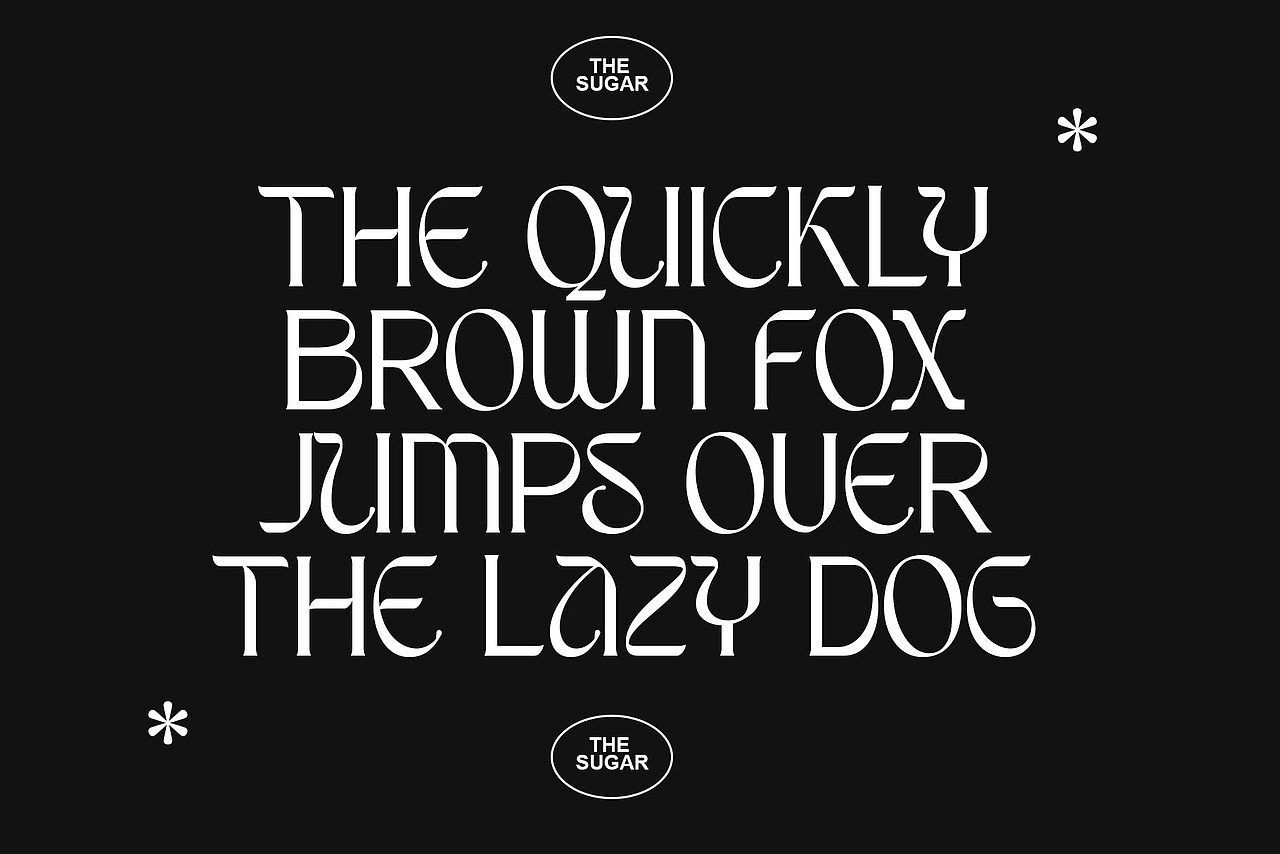 潮流复古酸性逆反差潮牌标识广告海报标题装饰英文字体