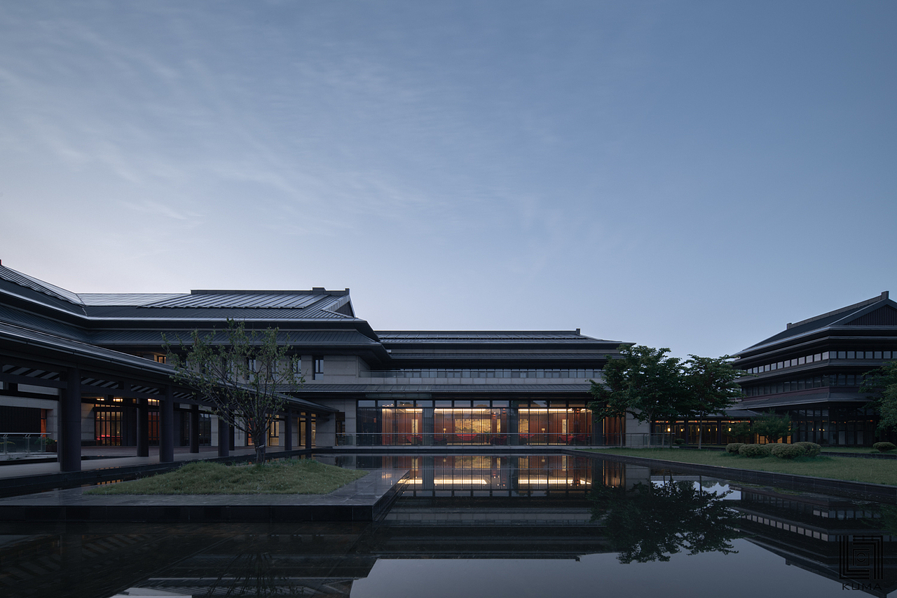 龙子湖迎宾馆|汉唐之风,四水归堂,五方相连