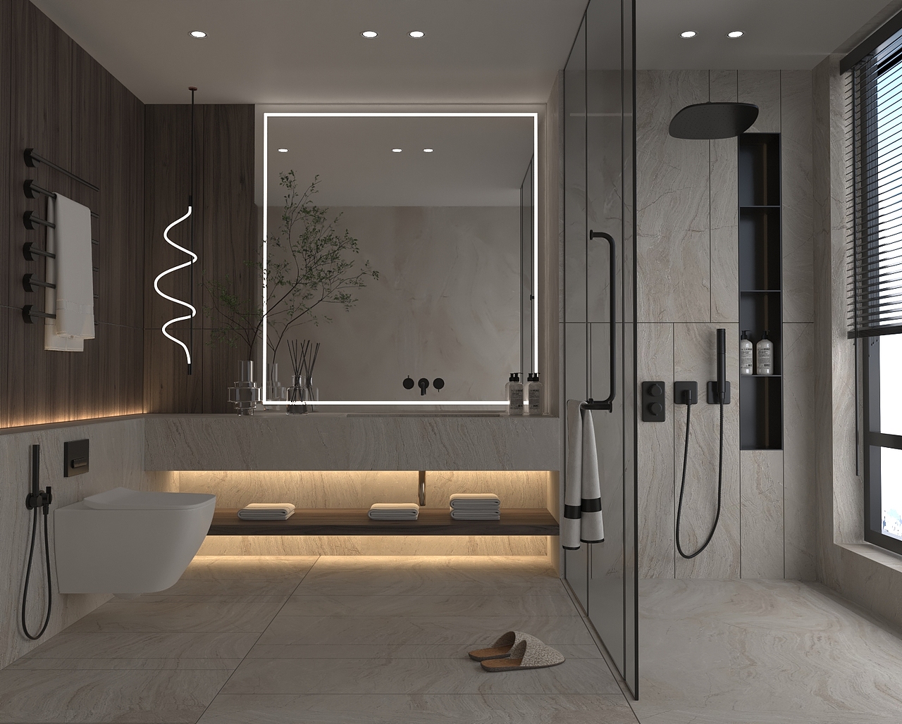 最近练习的室内渲染效果图