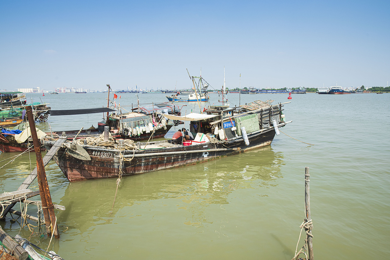 莲花山码头广州风景