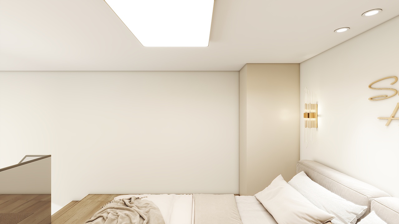 LOFT跃层公寓——简单的暖色系之家