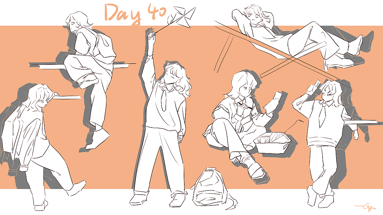 #速写60天挑战赛#Day40@速写班长（图ZMjk2NDM3NzQw） - 创作习作 - 站酷设计师风铃冰泪原创素材 - 站酷ZCOOL