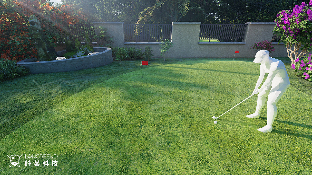 近几个月给客户做的高尔夫果岭人工人造果岭方案效果图（图ZMjk4MjExMjMy） - 其他空间 - 站酷设计师岭荟科技原创素材 - 站酷ZCOOL