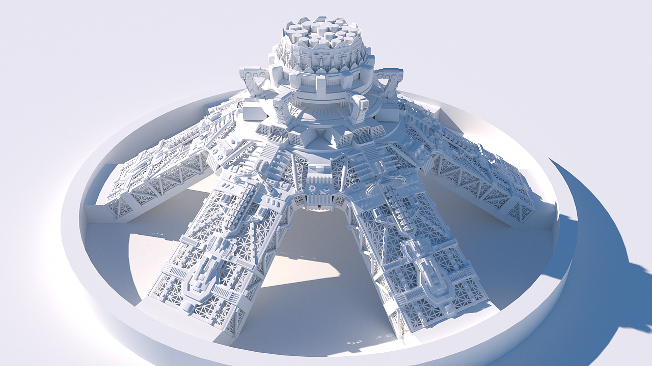 C4D建模练习 硬表面建模