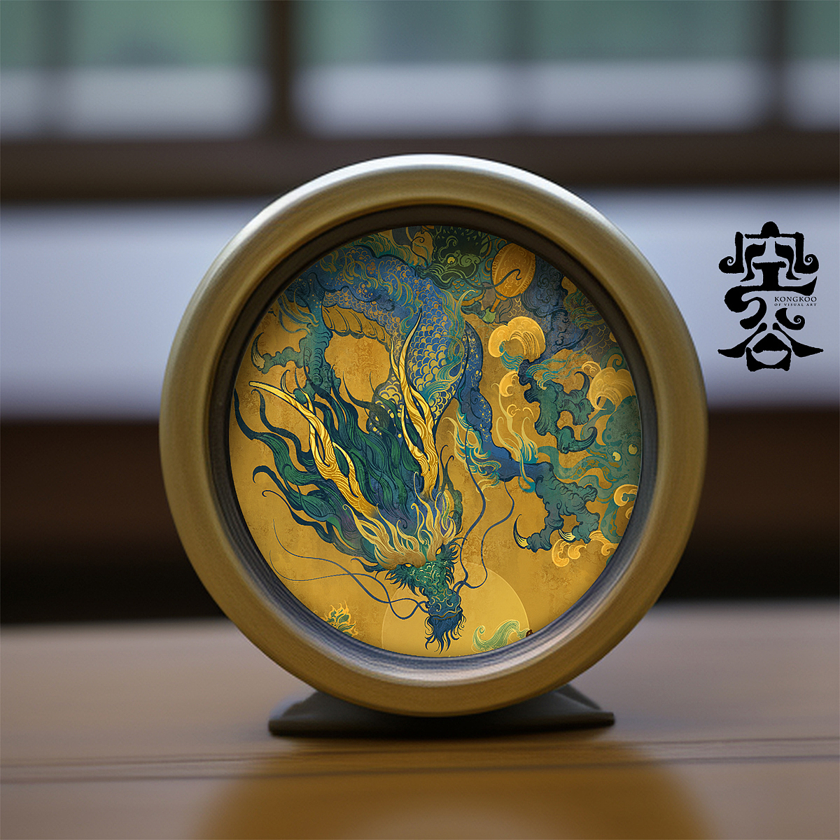 八仙斗龙 龙年大型主题壁画创作