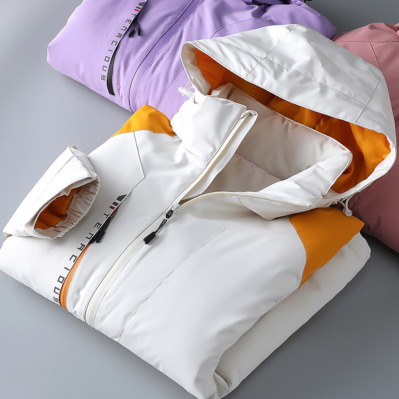 棉衣羽绒服夹克服装平铺挂拍静物产品摄影镂空立体图