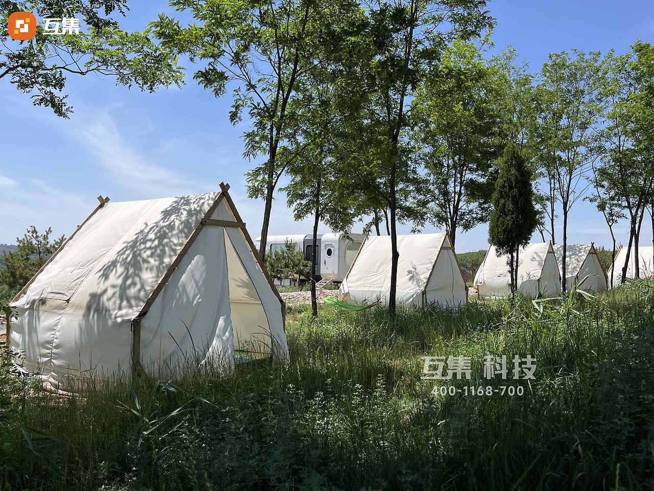 互集科技携手上良御农马场打造山西长治太空舱营地