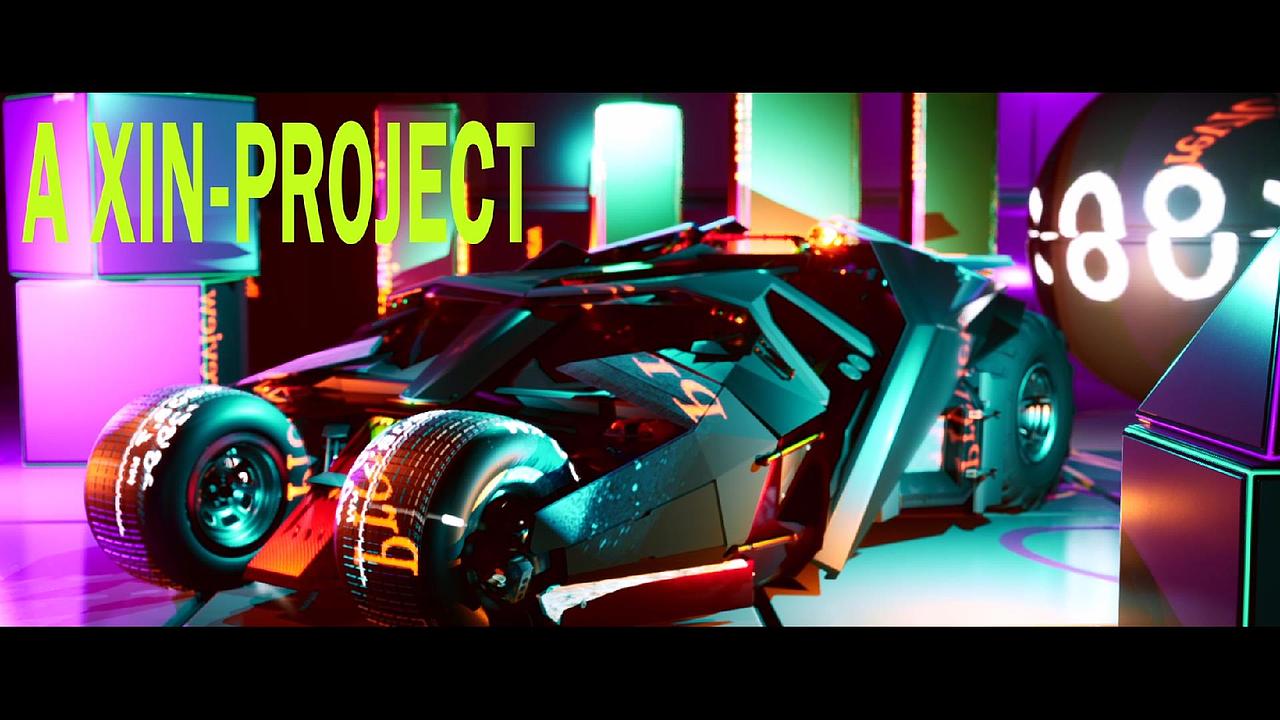 UE5-赛博风蝙蝠车（CYBER MOBILE）