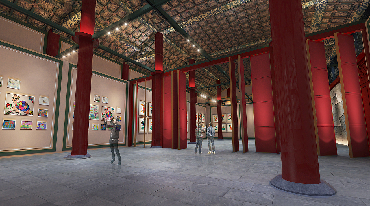 故宫普渡寺展厅（图ZMzA2NjYzNjMy） - 展陈设计 - 站酷设计师SUPERDHQ原创素材 - 站酷ZCOOL