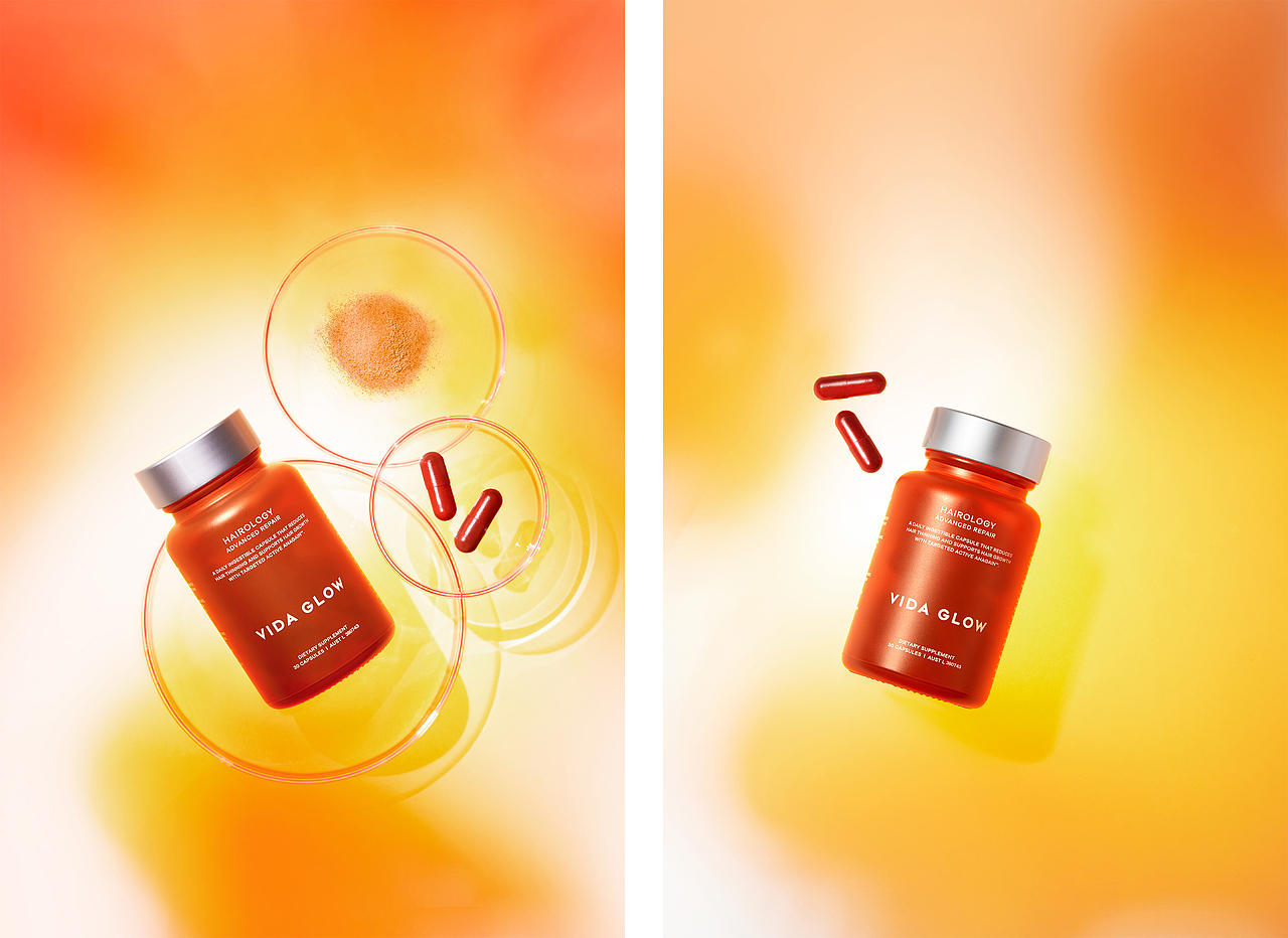 VIDA GLOW 生发胶囊lifestyle图&货架拍摄（图ZMzA4MDYwMTUy） - 产品摄影 - 站酷设计师Rufday原创素材 - 站酷ZCOOL