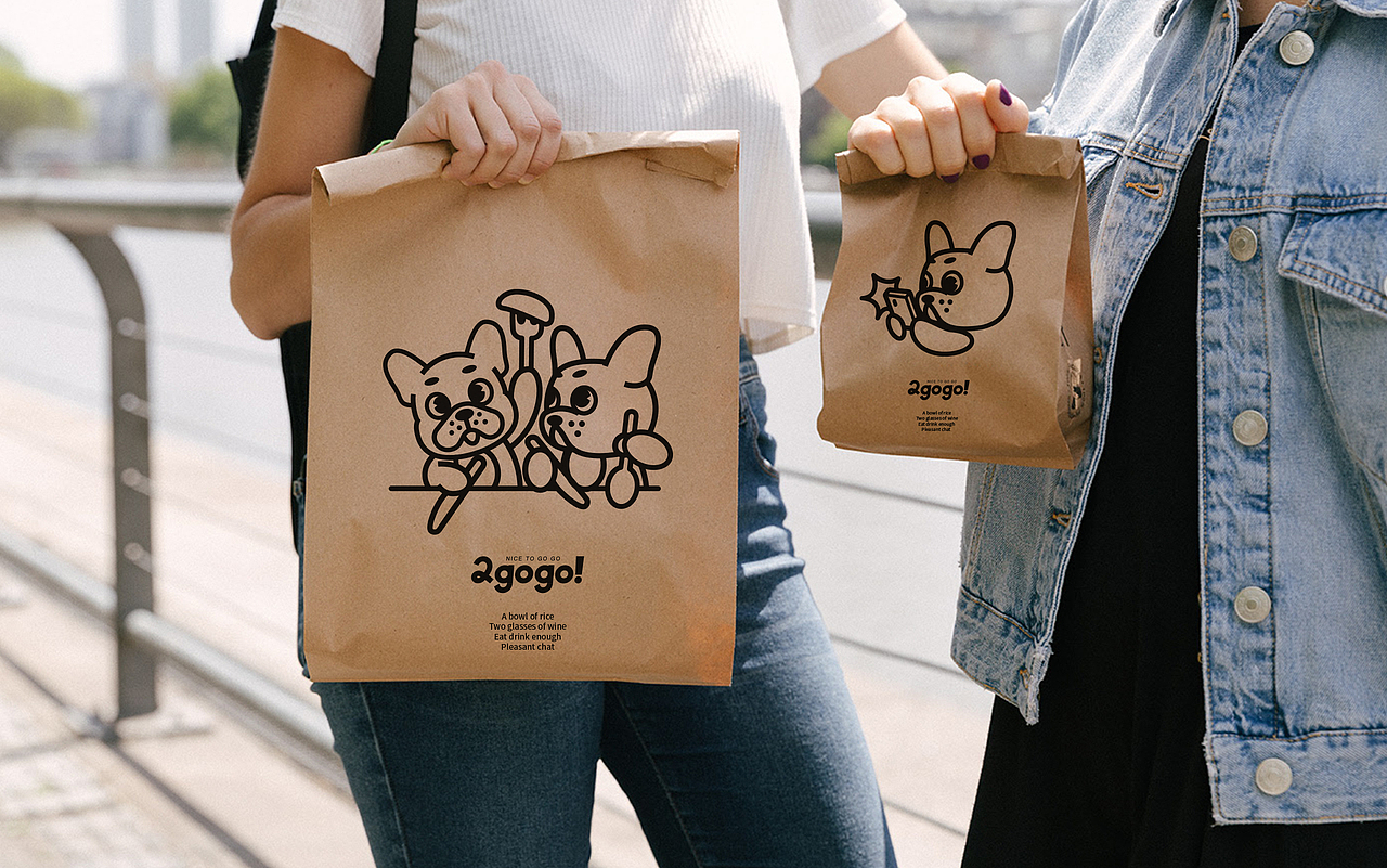 2gogo&丢石子 DESIGN STUDION / 餐饮品牌设计（图ZMzM2Nzk2NjY0） - 品牌 - 站酷设计师Rutopia笑容原创素材 - 站酷ZCOOL