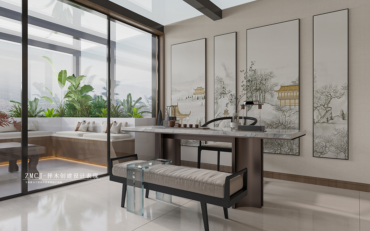 禅意新中——择木创建表现