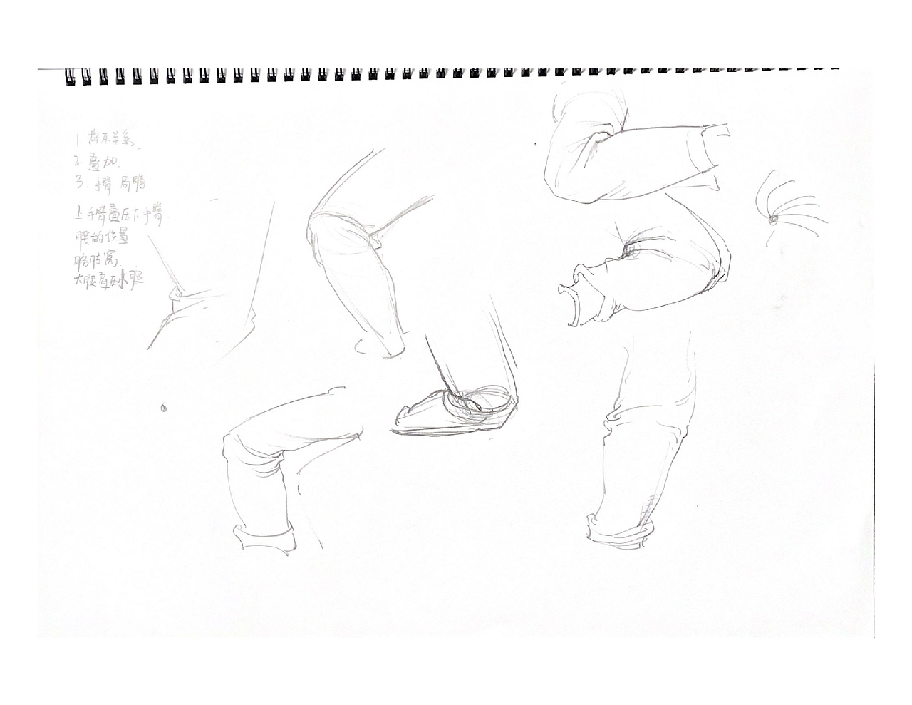 近期的人物速写学习