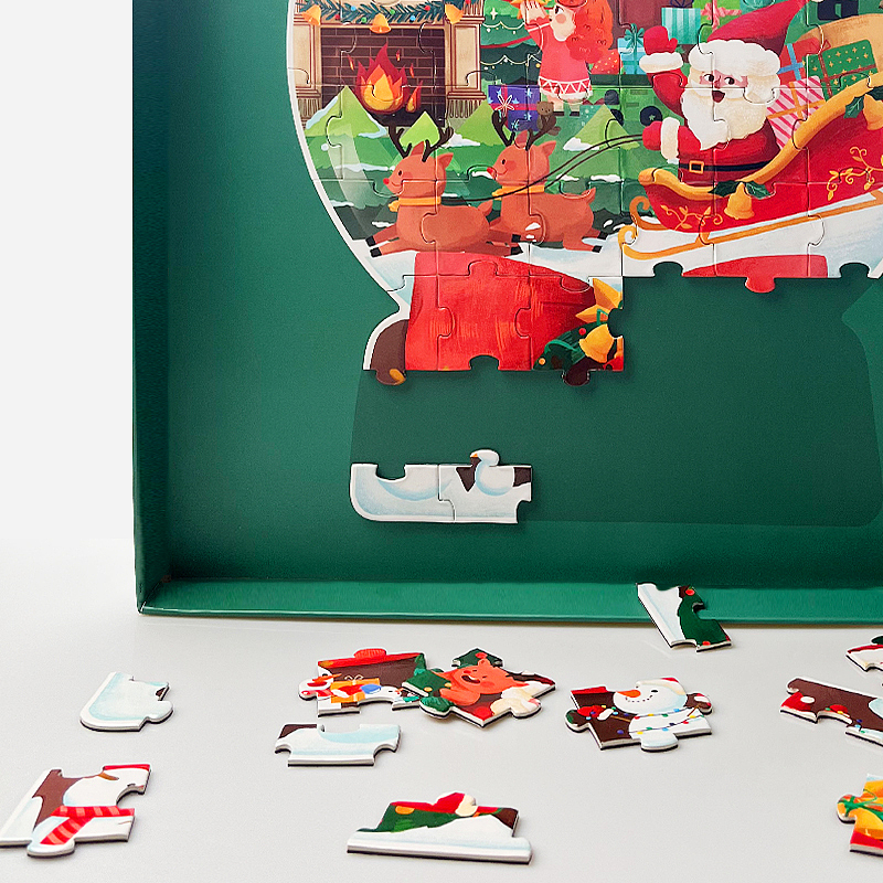 GOOBUDDY圣诞拼图（图ZMzE2NTA4NTE2） - 儿童插画 - 站酷设计师BANBAM班班原创素材 - 站酷ZCOOL