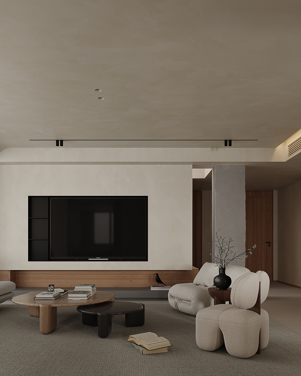 INITIAL-STUDIO 原木风家装表现（图ZMzI3NzIzMTIw） - 家装设计 - 站酷设计师梵舍视觉原创素材 - 站酷ZCOOL