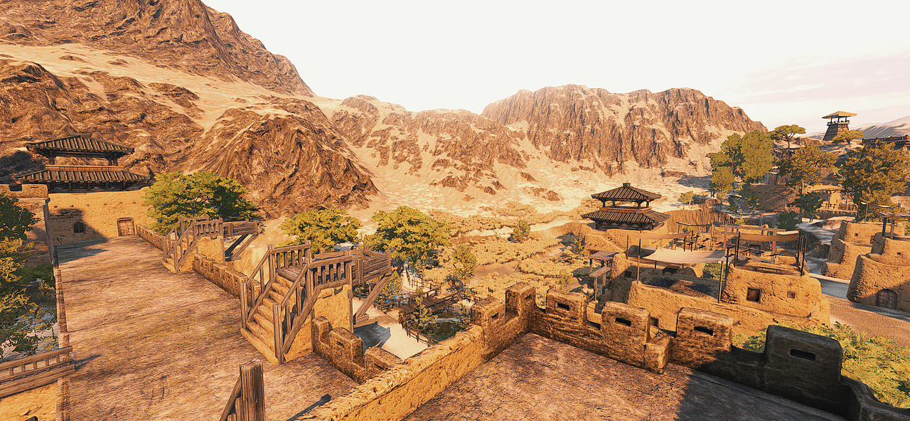 【衣谷三国概念设定】场景地编截图（一）（图ZMzIzOTQ4NjQw） - 概念设定 - 站酷设计师疾风Shawk原创素材 - 站酷ZCOOL