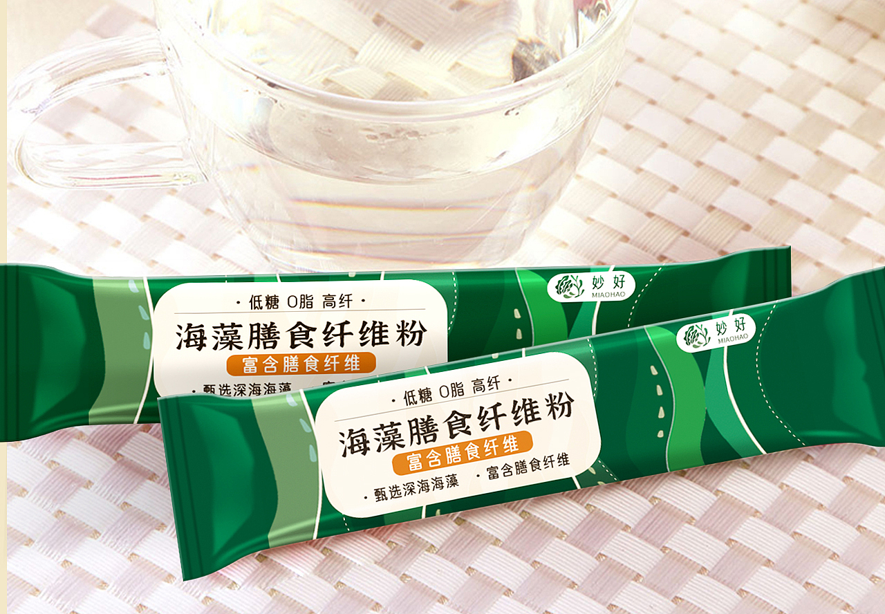 包装设计/保健品/海藻膳食纤维粉 插画手绘包装（图ZMjk2NjAzMjc2） - 包装 - 站酷设计师山鲤包装研究所原创素材 - 站酷ZCOOL
