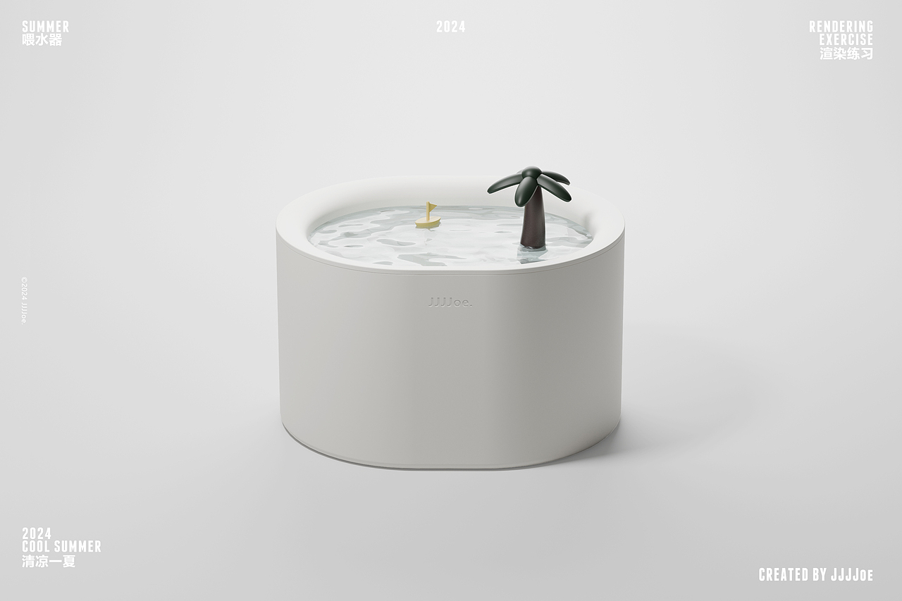原创设计-宠物喂水器（图ZMzcwMDU1ODk2） - 其他工业/产品 - 站酷设计师JJJJoe原创素材 - 站酷ZCOOL