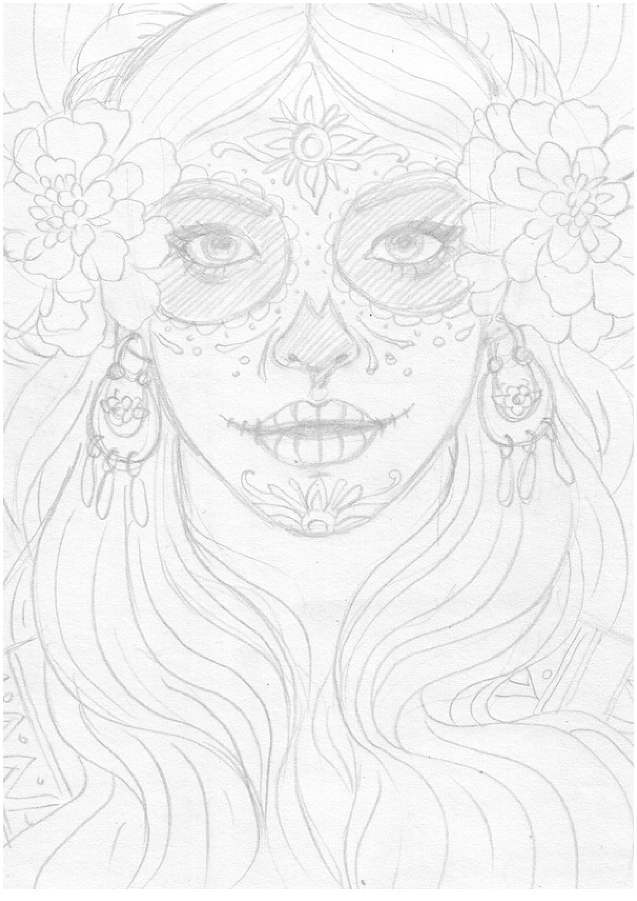 临摹—西班牙亡灵节