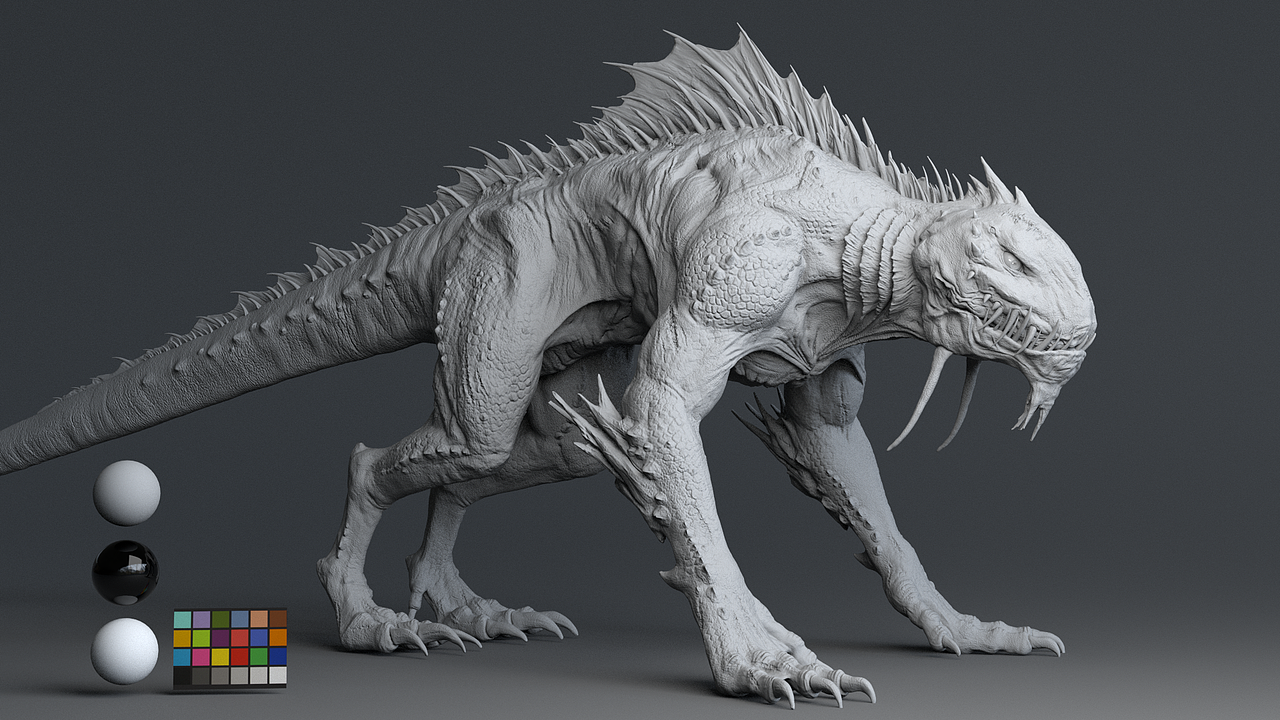 四足异形怪兽绑定（图ZMzMwNzAxNjg0） - 人物/生物 - 站酷设计师C煷G原创素材 - 站酷ZCOOL