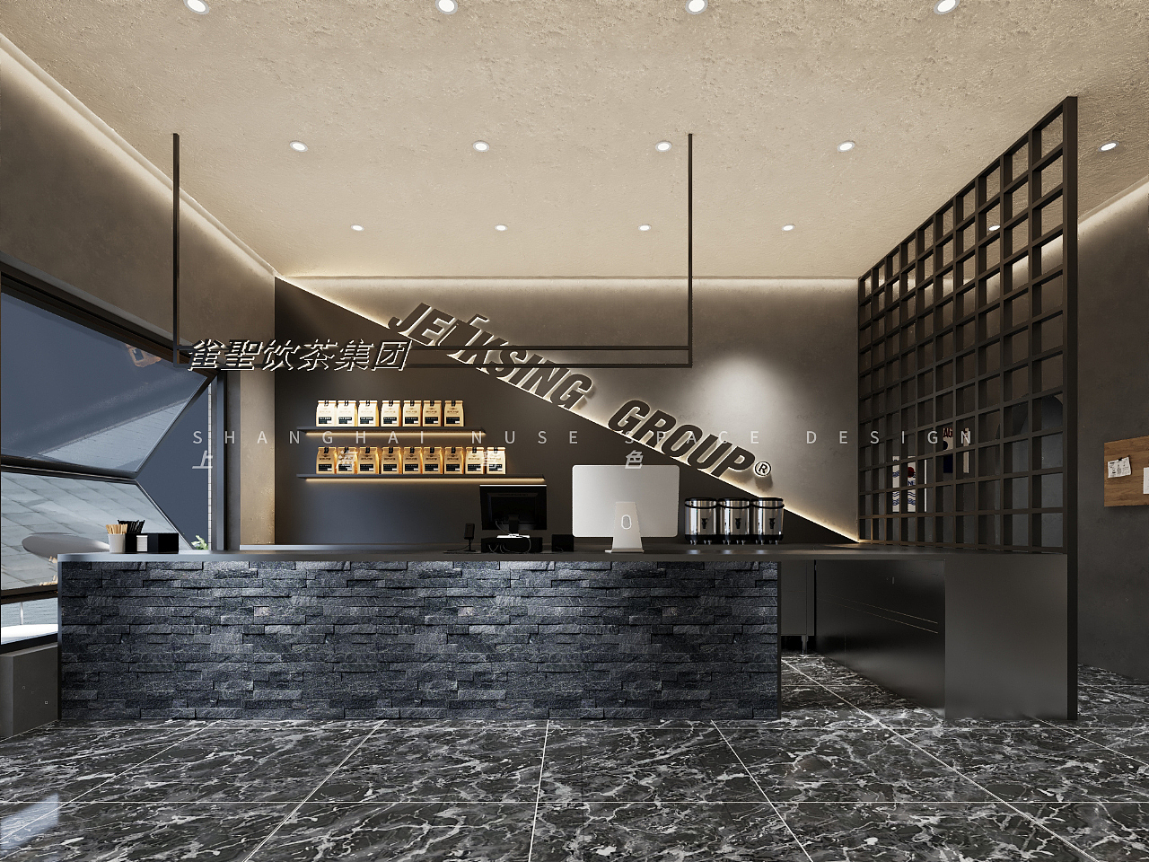 『上海』50m² 奶茶店℃ 叙利亚风（图ZMzIxNTQ4MzMy） - 商业空间设计 - 站酷设计师上海驽色餐饮设计原创素材 - 站酷ZCOOL
