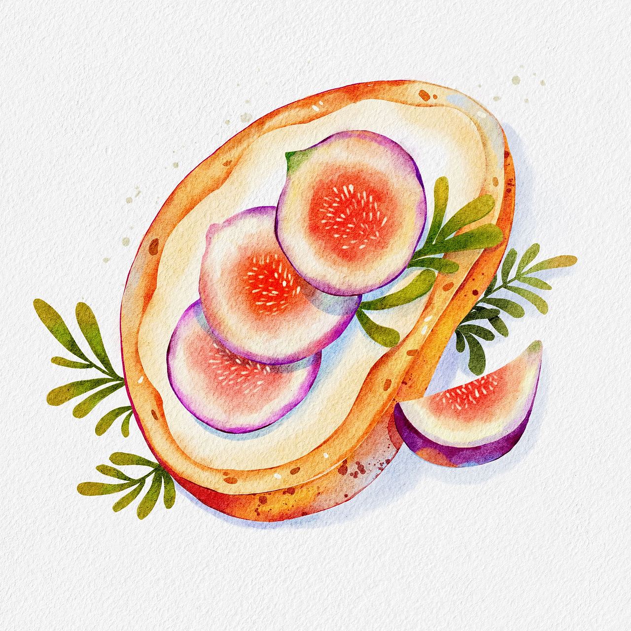 Procreate水彩小物件练习（图ZMzI5OTY2MDQw） - 儿童插画 - 站酷设计师munan_zly原创素材 - 站酷ZCOOL